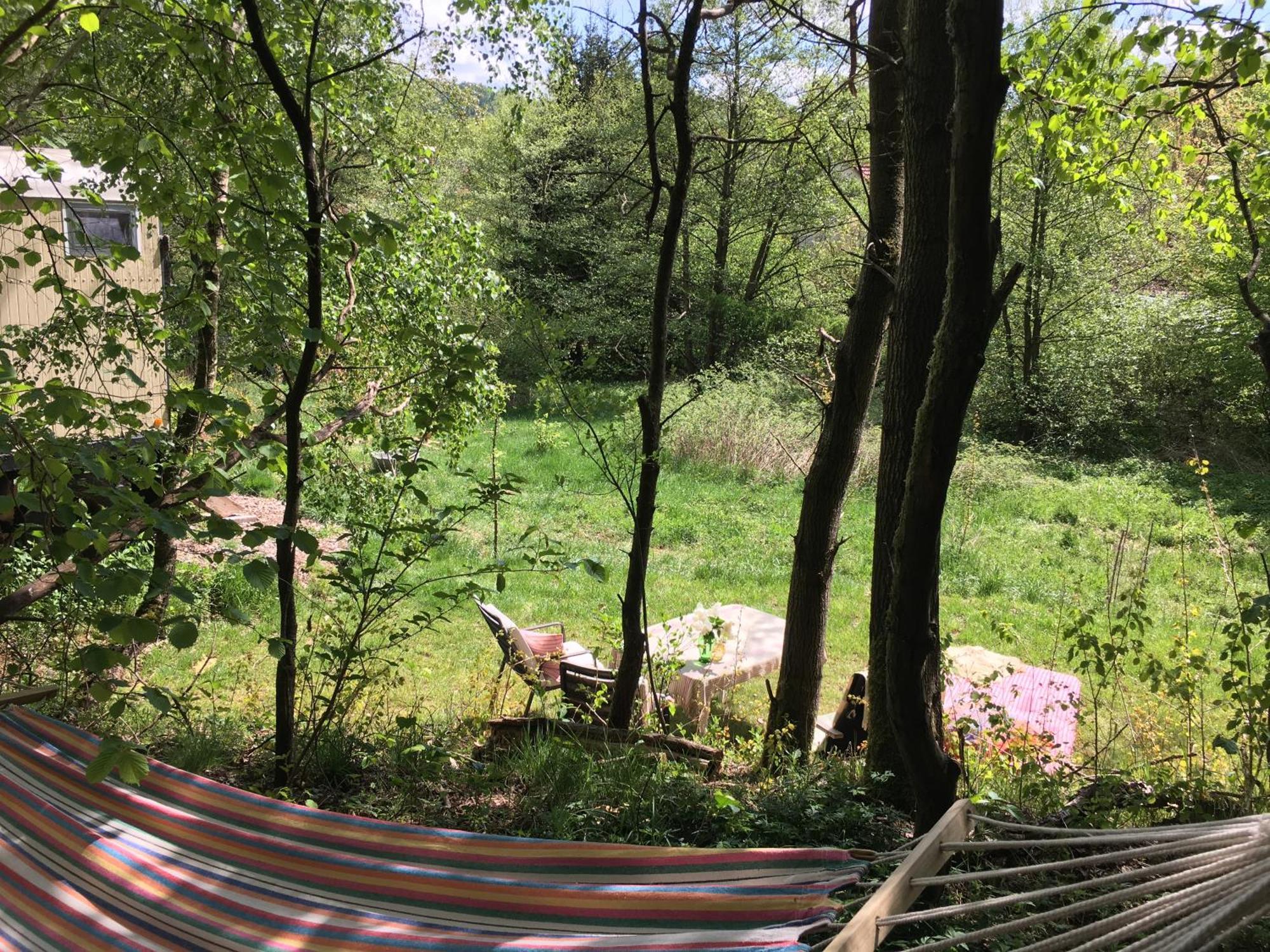 Kuscheliger Zirkuswagen Im Wildgarten Witzenhausen Εξωτερικό φωτογραφία